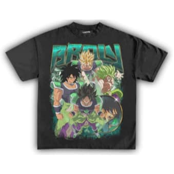 Camiseta BROLY Adulto/Infantil Lançamento Unissex Em Algodao
