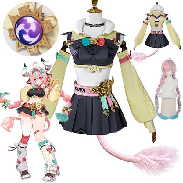 2025 Jogo Genshin Impacto Varesa Cosplay Traje Conjunto Completo Uniforme Outfis Festa De Halloween Para Mulheres Menina