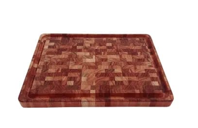 Tábua Cubus para Churrasco Tramontina Retangular em Madeira Mista 45x34 cm