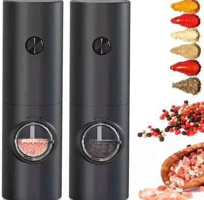 Moedor elétrico de sal e pimenta